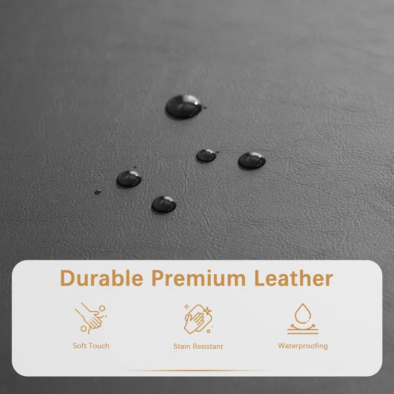 Asdrubale Faux Leather Upholstered Storage Bench