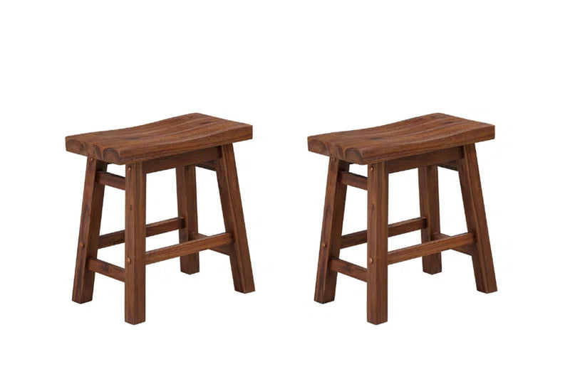 Alessandro Counter Stool with Solid Wood Frame