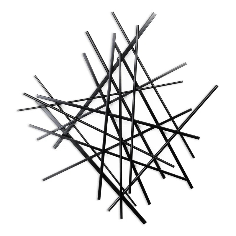 Handmade Modern Abstract Wall Decor on Metal