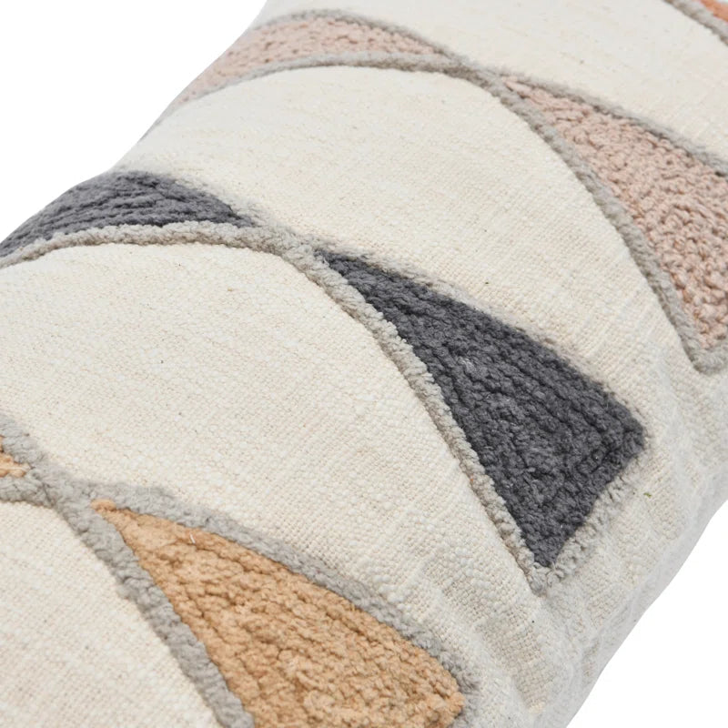 Beto Geometric Rectangular Lumbar Pillow