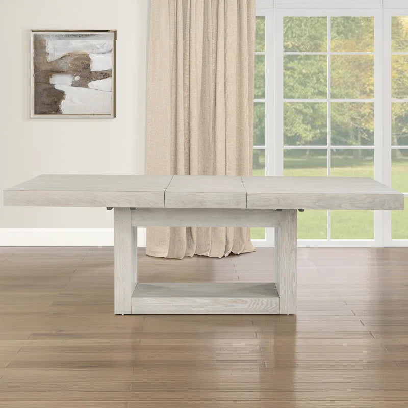 Kameah Extendable Solid Wood Base Dining Table