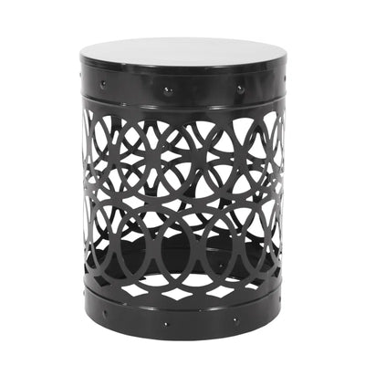 Moraima round Metal Outdoor Side Table