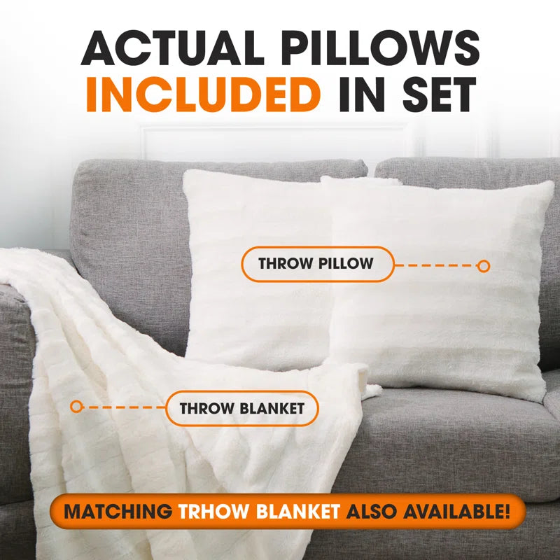 FRBIN Square Pillow Cover & Insert