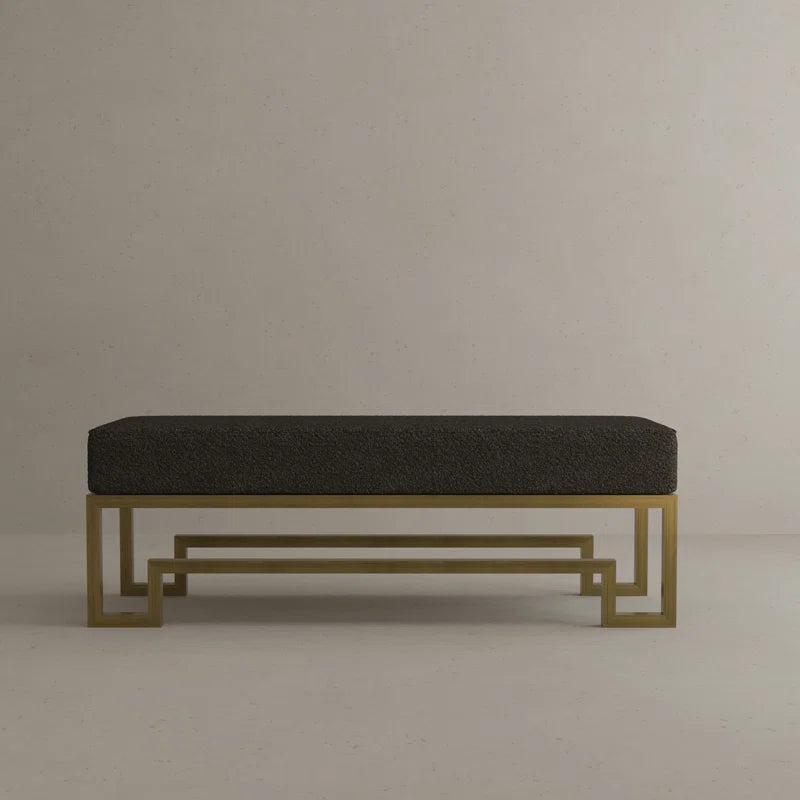 Davlin Polyester Blend Upholstered Bench