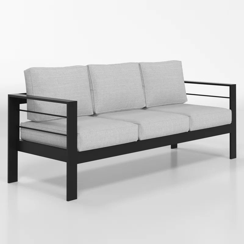 Brandtley Aluminum Patio Sofa