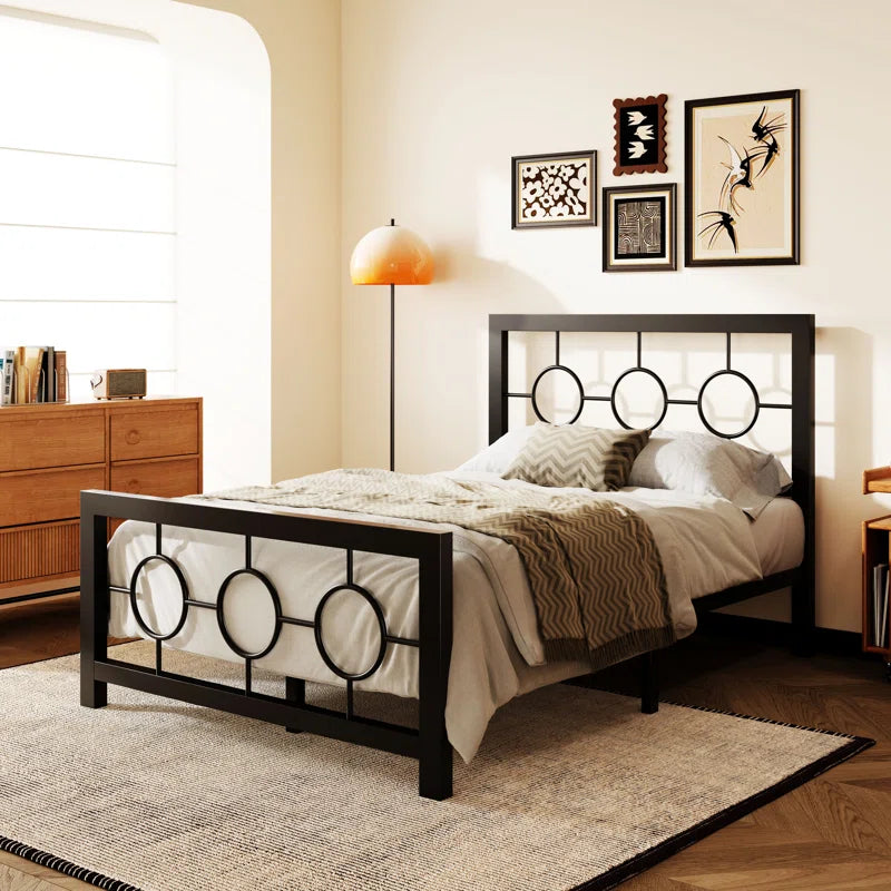 Bloneva Metal Open-Frame Bed