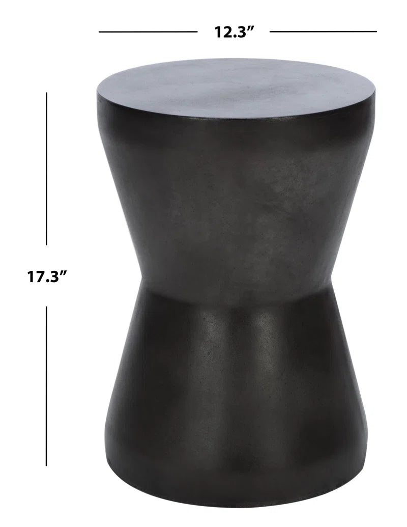 Zenni round Concrete Outdoor Side Table