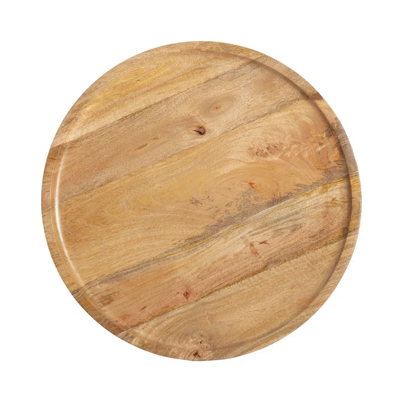 Castiglia Solid Wood Tray Top End Table