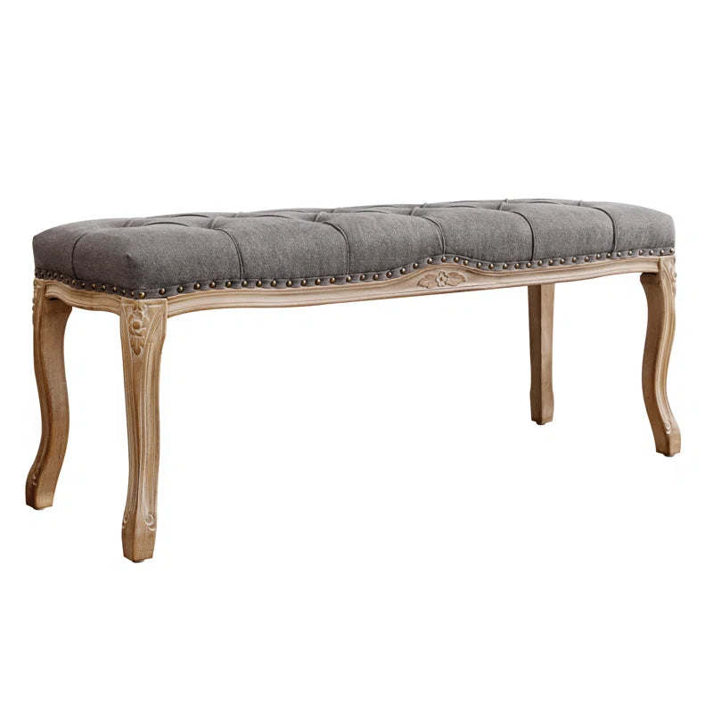 Barajas Linen Upholstered Bench