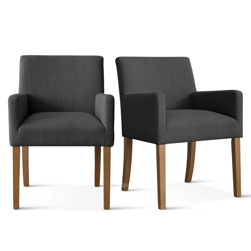 Upholstered Linen Armchair