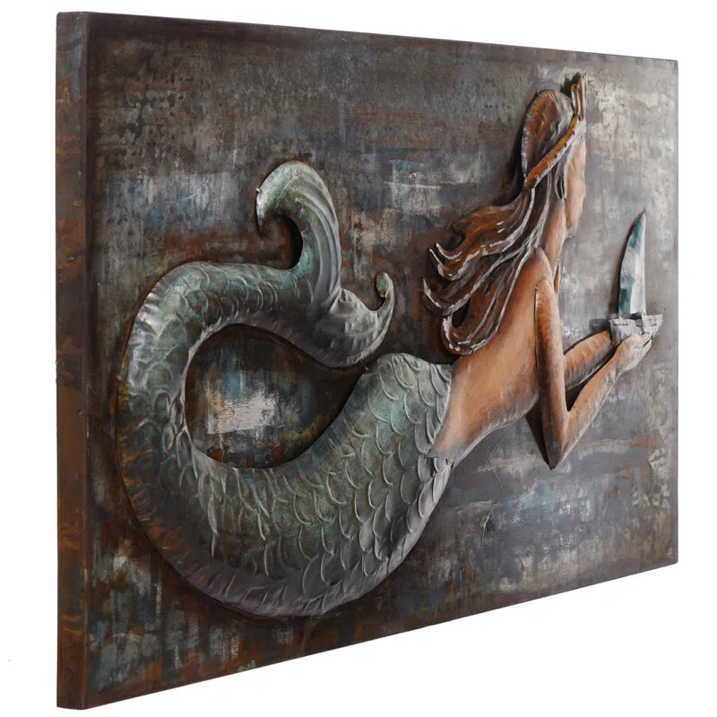 Handmade Coastal Fantasy & Sci-Fi Wall Decor on Metal