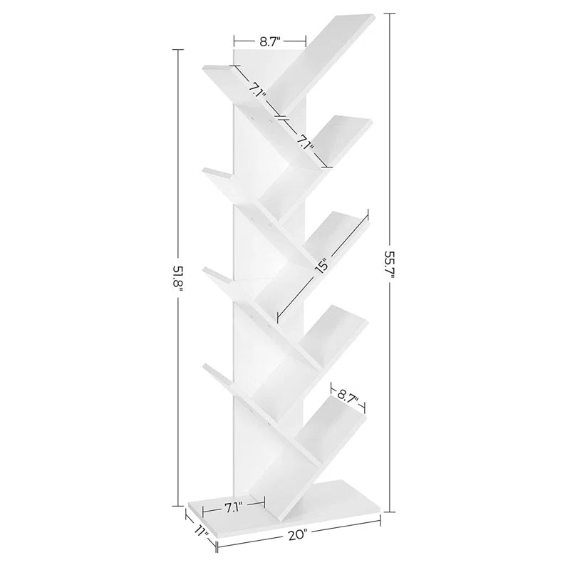 Trivette Geometric Bookcase