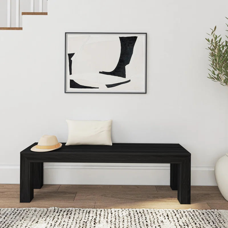 Linzy Modern Wood Bench