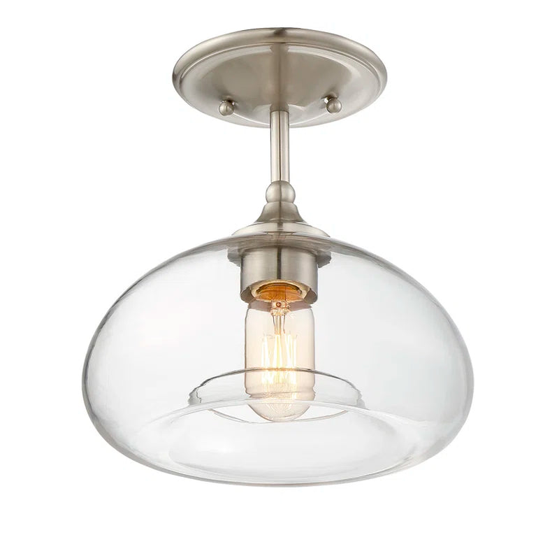Lani Glass Semi Flush Mount