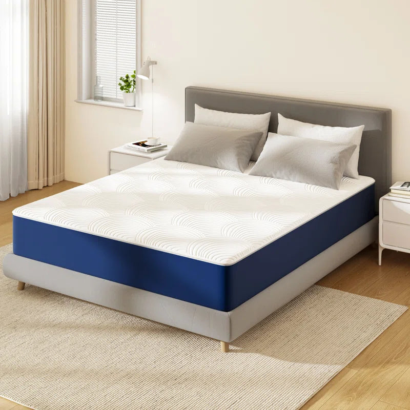 Innerspring Mattress Medium Hybrid Mattress in a Box with Certipur-Us Certified Pocket Spring, Pressure Relief, and Motion Isolation