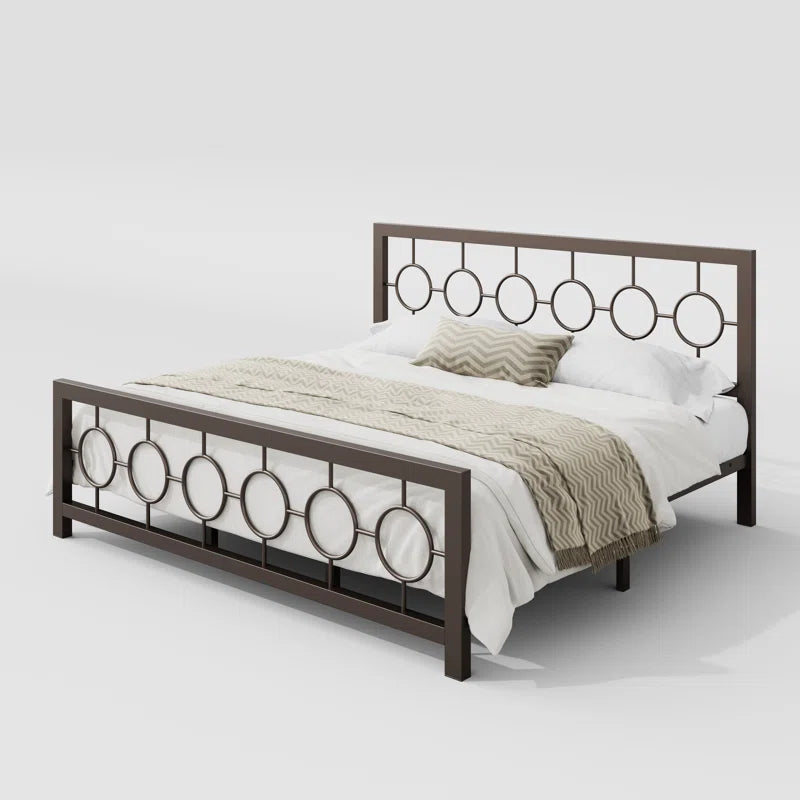 Bloneva Metal Open-Frame Bed