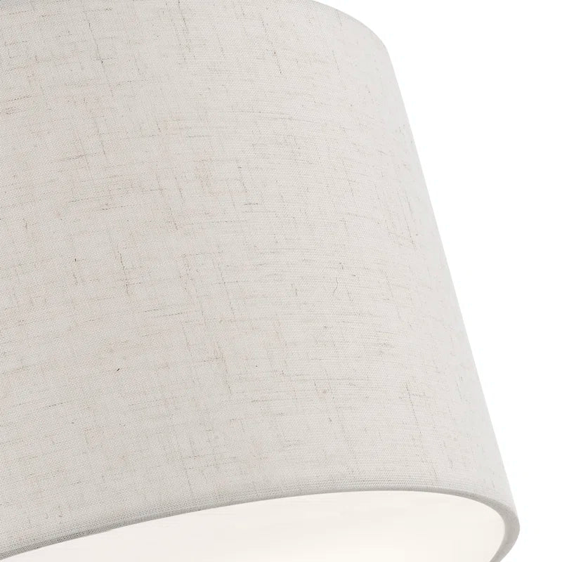 Flaire Fabric Semi Flush Mount