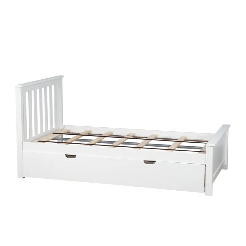 Boling Twin Solid Wood Platform Bed with Trundle by