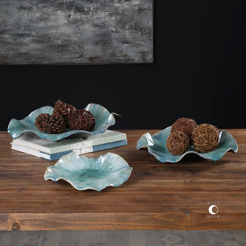 Handmade Boho Plants & Flowers Wall Decor on Ceramic