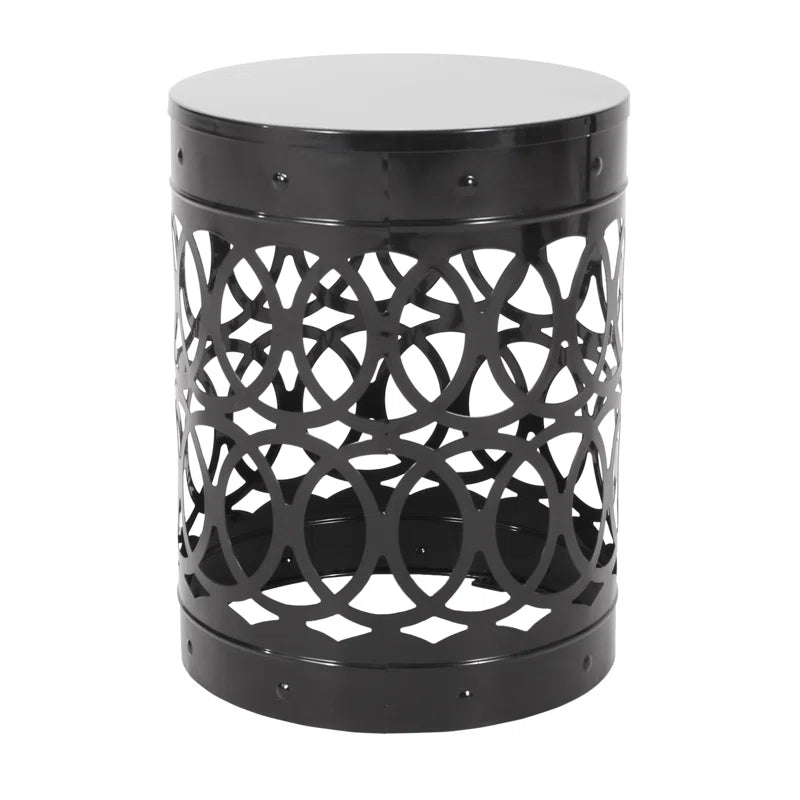 Moraima round Metal Outdoor Side Table