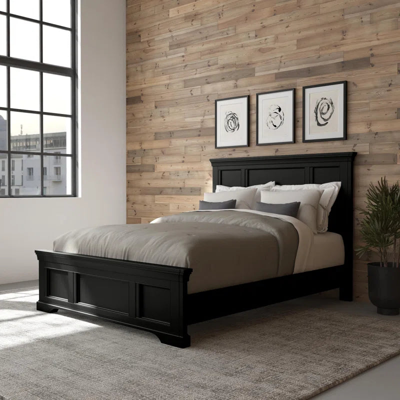 Auriel Solid Wood Standard Bed