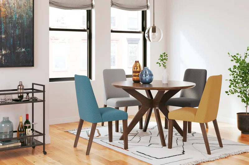 Goodall round Solid Wood Base Dining Table