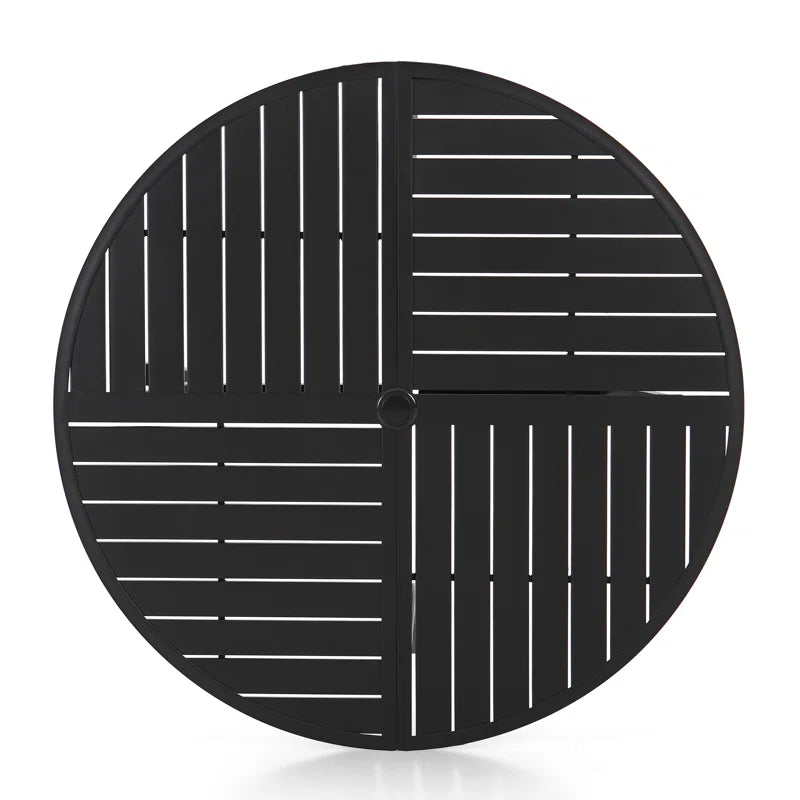 Alyah round Metal Outdoor Dining Table