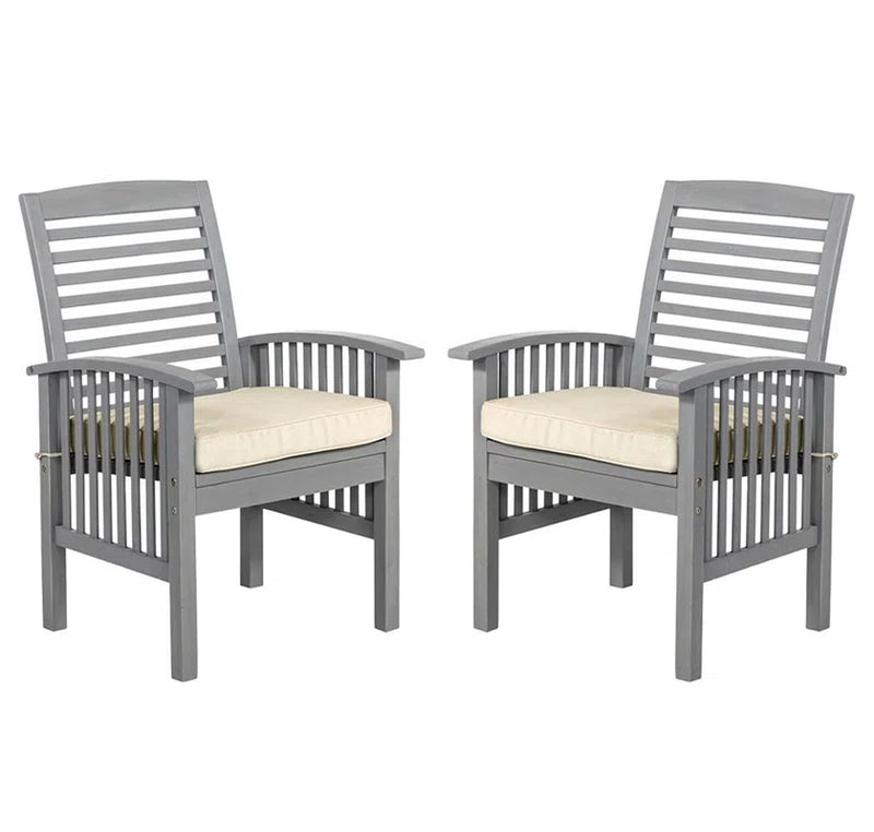 Outdoor Dining Armchair with Cushion