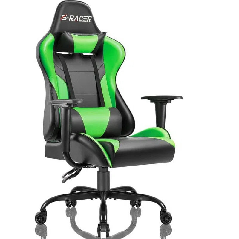 High-Back Adjustable Reclining Ergonomic Faux Leather PC & Racing Game Chair