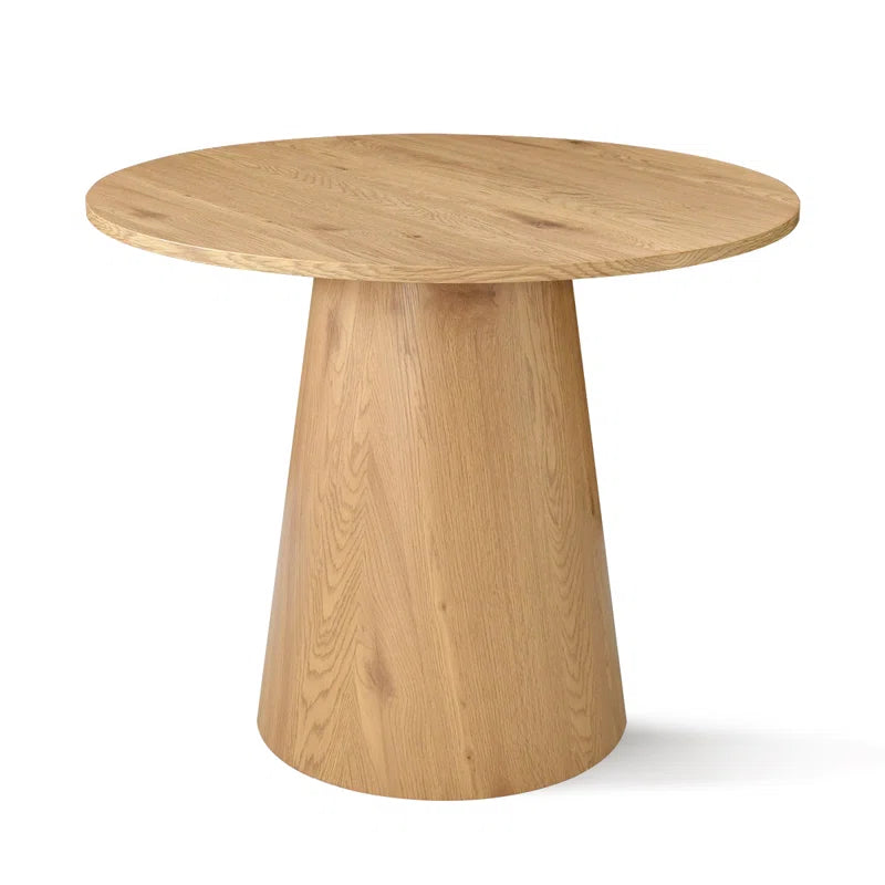 Agne 35" round Pedestal Dining Table