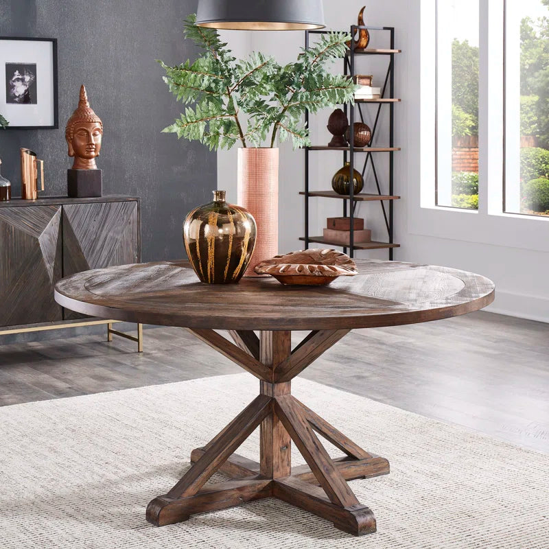 Ashbaugh Pine round Dining Table