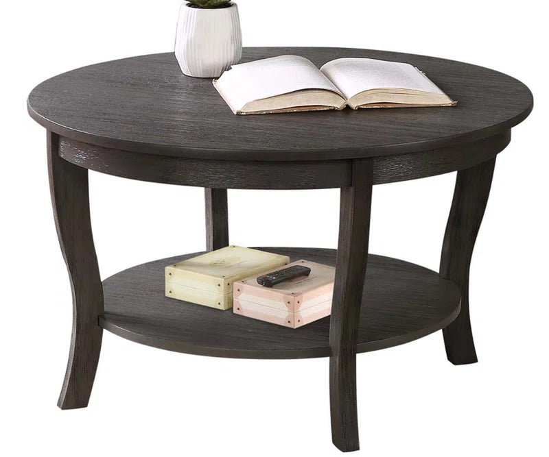 Carbin 30" Coffee Table with Shelf
