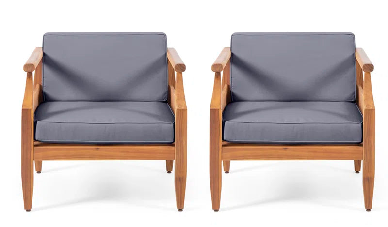 Mcclurg Outdoor Patio Chair with Cushions