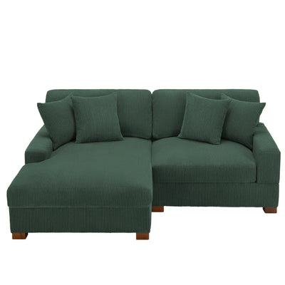 Milbrey 2 - Piece Corduroy Sectional