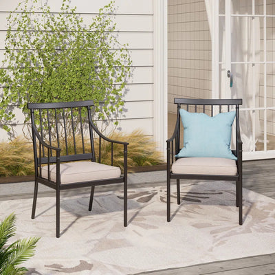 Mcgahan Outdoor Dining Armchair with Cushion