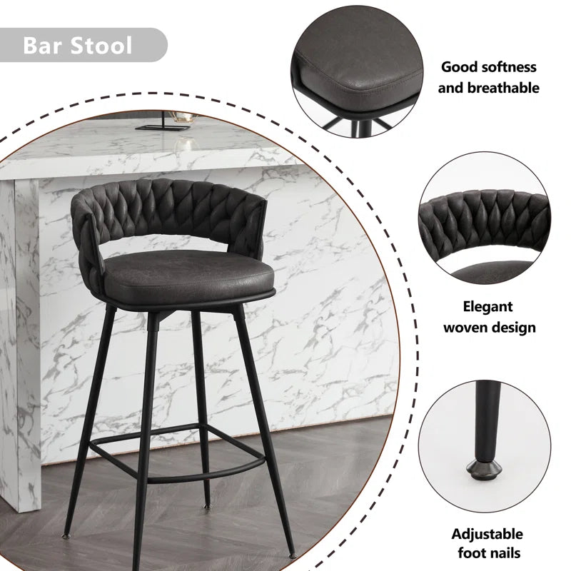 Kymberlynn Swivel Bar Stool