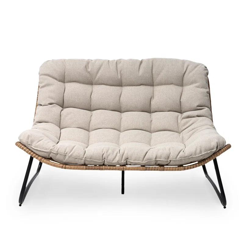 Lelsie 53.15" Wide Patio Loveseat