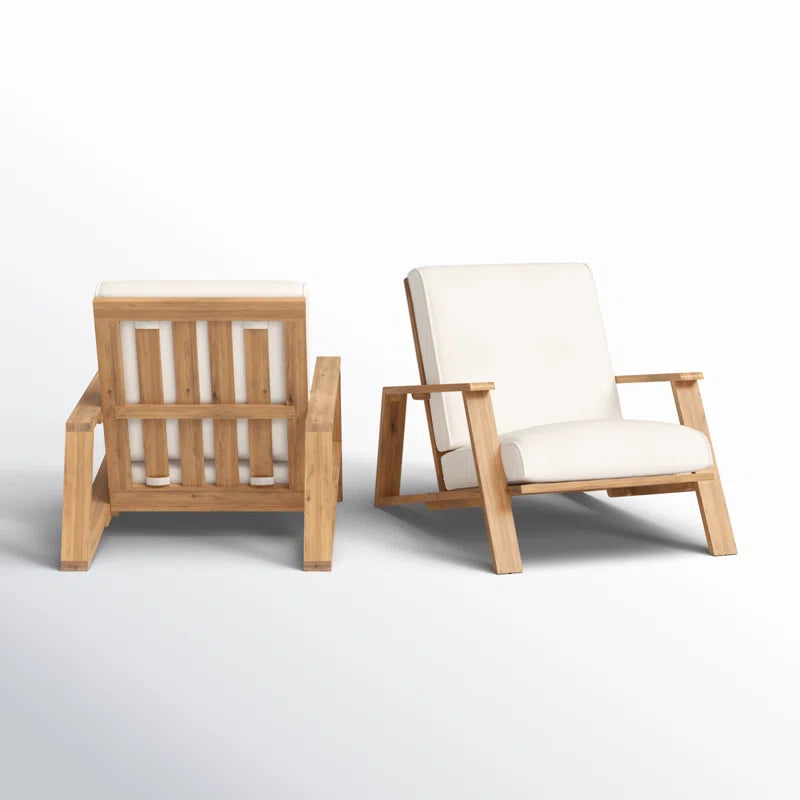 Isham Patio Chair with Cushions