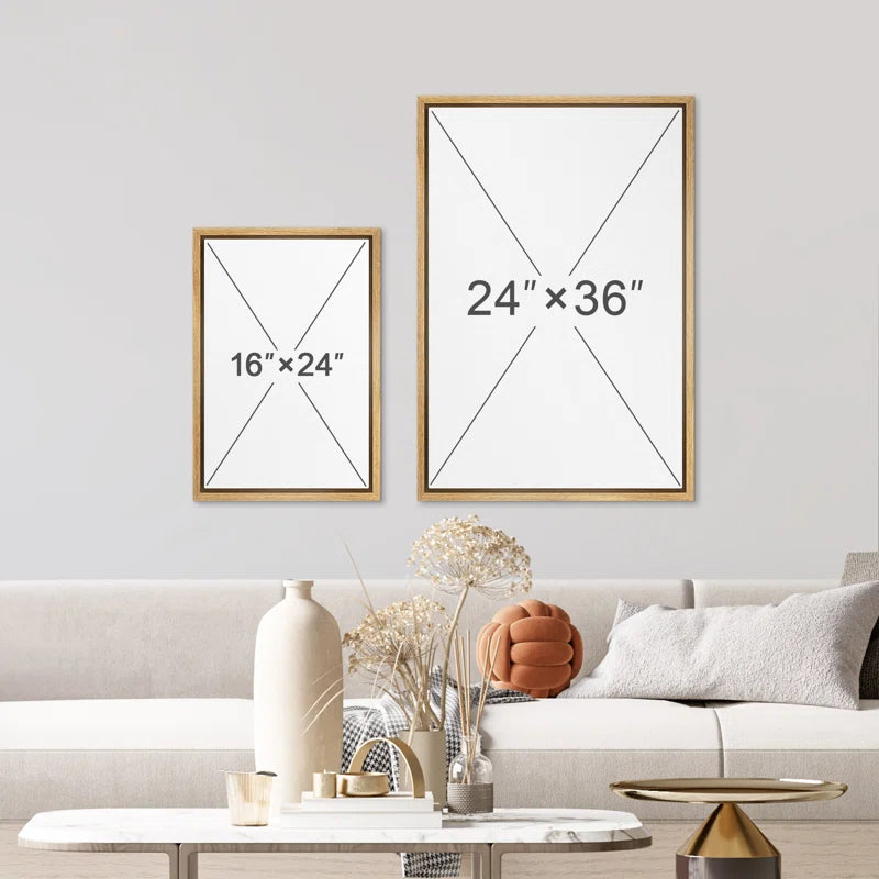 Navy Blue Wood Tree Ring Simple Minimalist Modern Artwork Framed Canvas 2 Pieces Print Wall Art