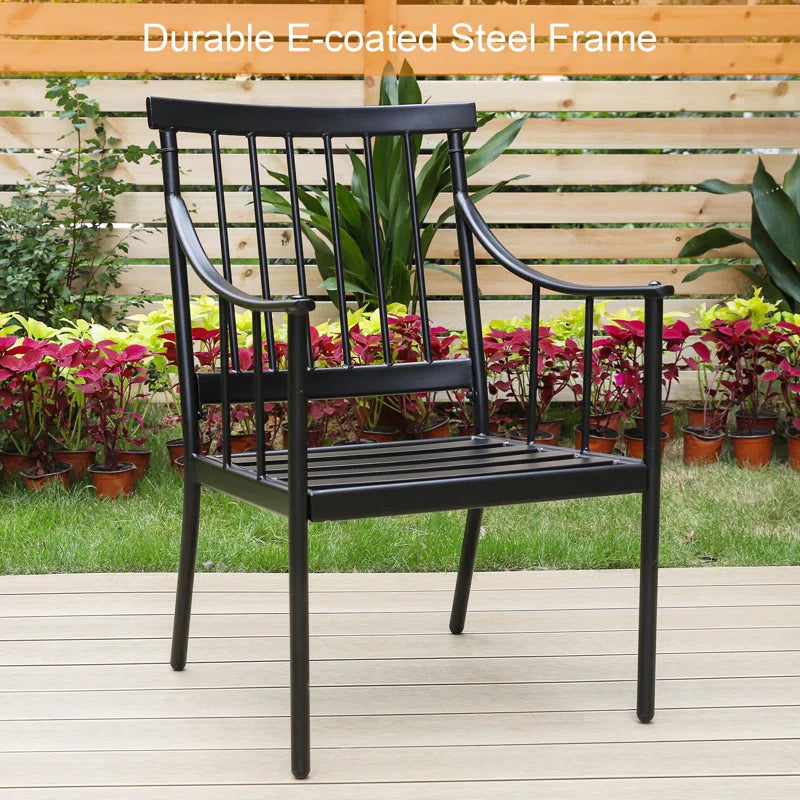 Mcgahan Outdoor Dining Armchair with Cushion