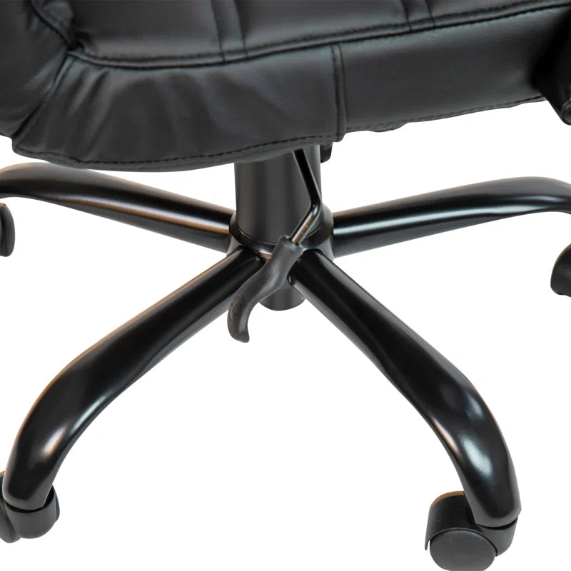 Whitney Ergonomic Upholstered Mid-Back Swivel Office Chair