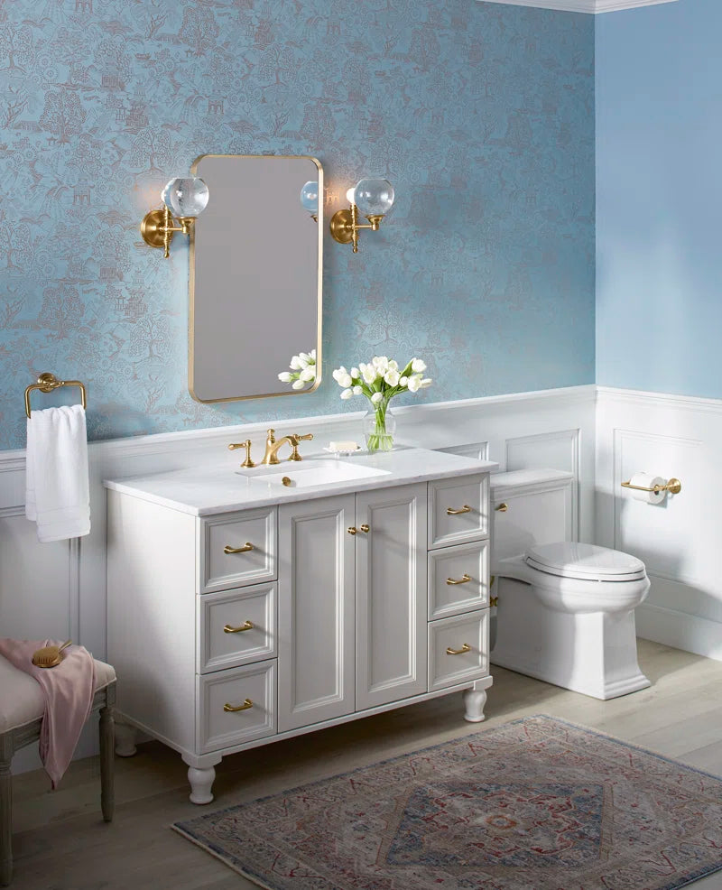 Essential Rectangular Wall Mirror, Bathroom / Vanity Mirror with Frame