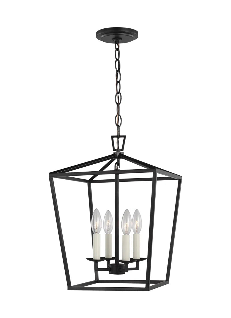 Finnegan 4 - Light Dimmable Lantern Geometric Chandelier