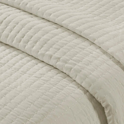 Barwick Reversible Solid 3 Piece Quilt Set