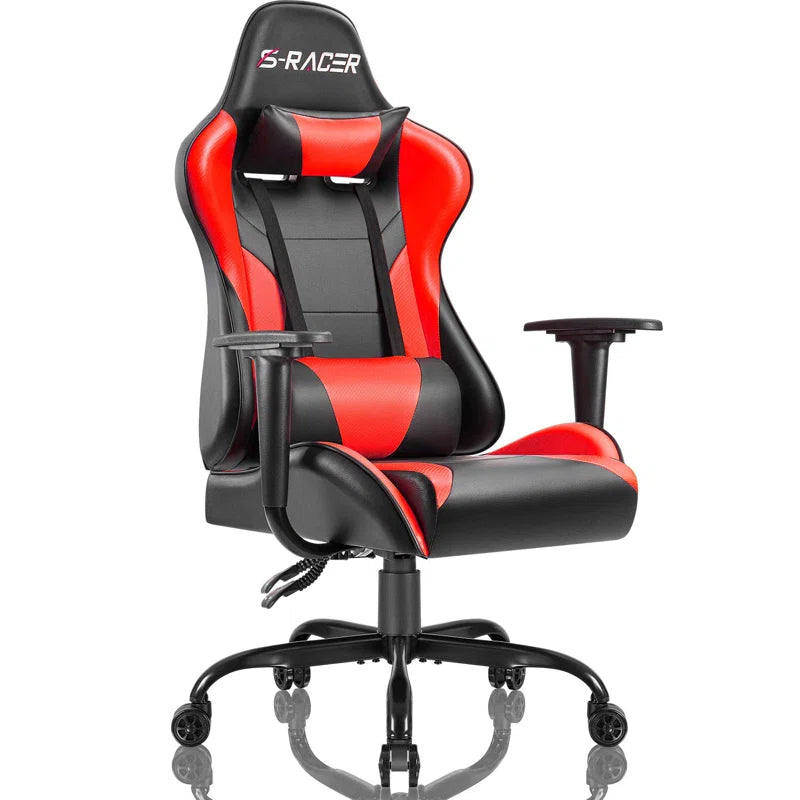 High-Back Adjustable Reclining Ergonomic Faux Leather PC & Racing Game Chair