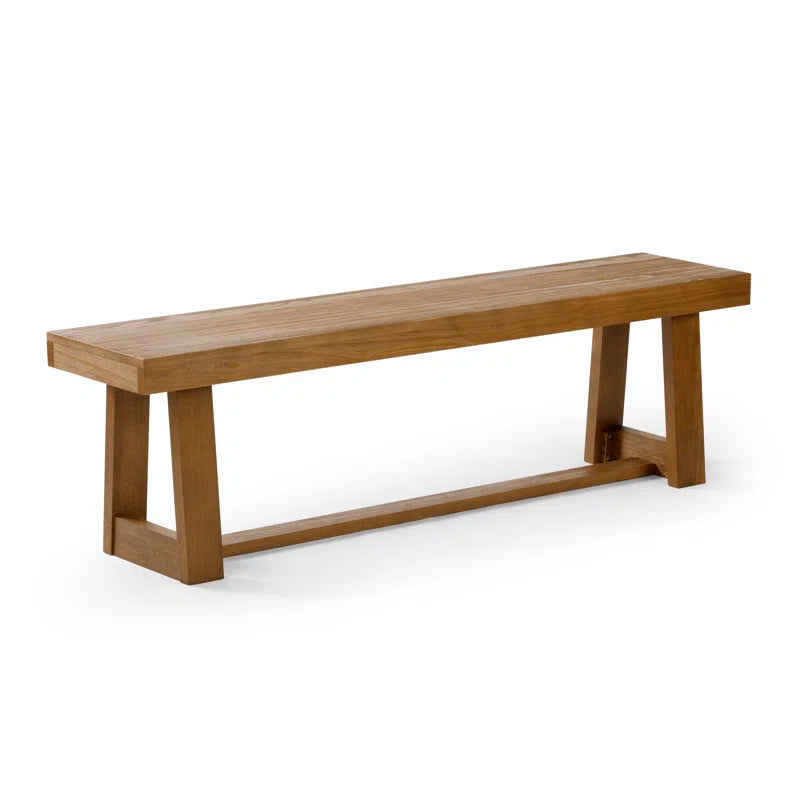 Linzy Modern Wood Bench