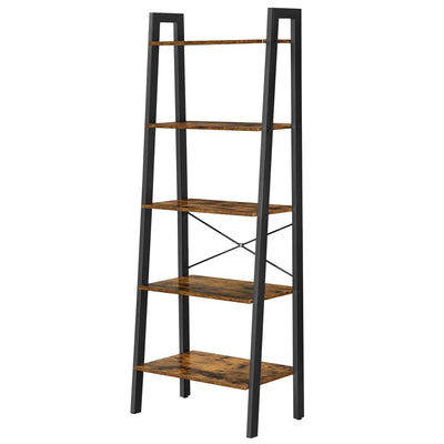Jabari 67.7" H X 22" W Metal Ladder Bookcase