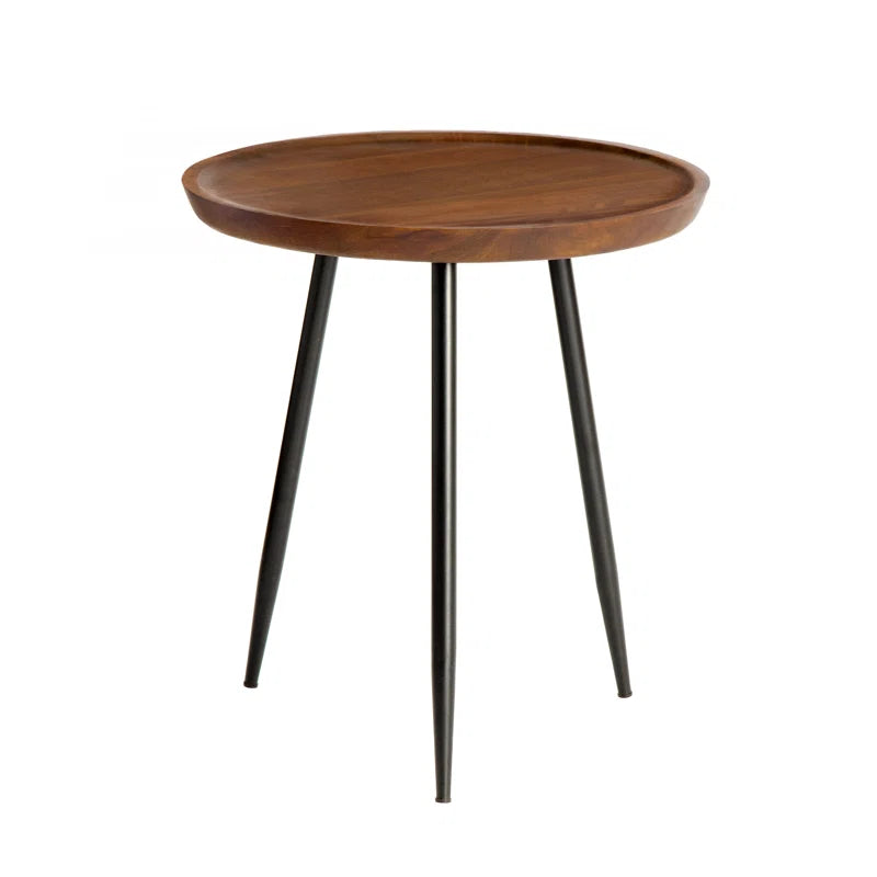 Castiglia Solid Wood Tray Top End Table