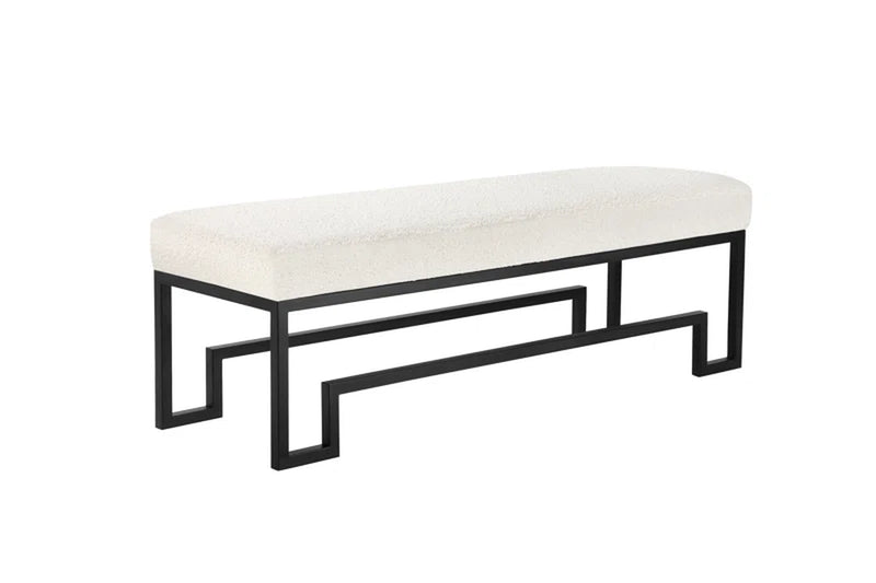 Davlin Polyester Blend Upholstered Bench