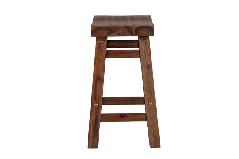 Alessandro Counter Stool with Solid Wood Frame